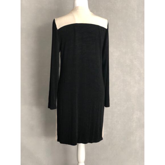 Travelers by Chico's Women's 1 (M/8) Long Line Color Block Open Front Sweater - Picture 4 of 8